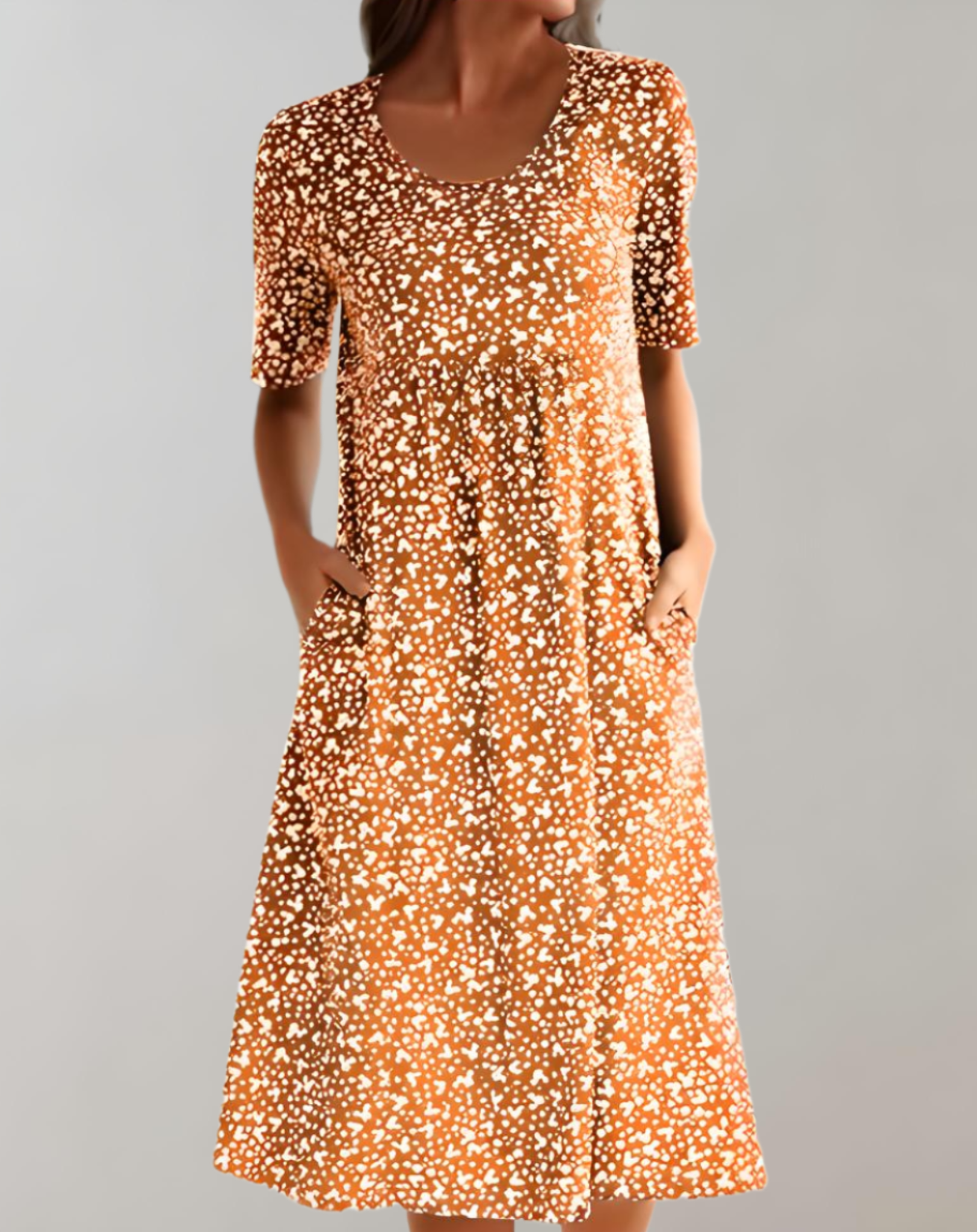 Women's Lightweight Summer V-Neck Casual Dress