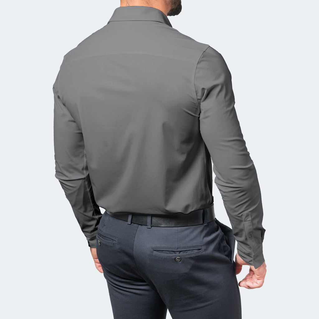 Non-Iron Stretch Dress Shirt for Men